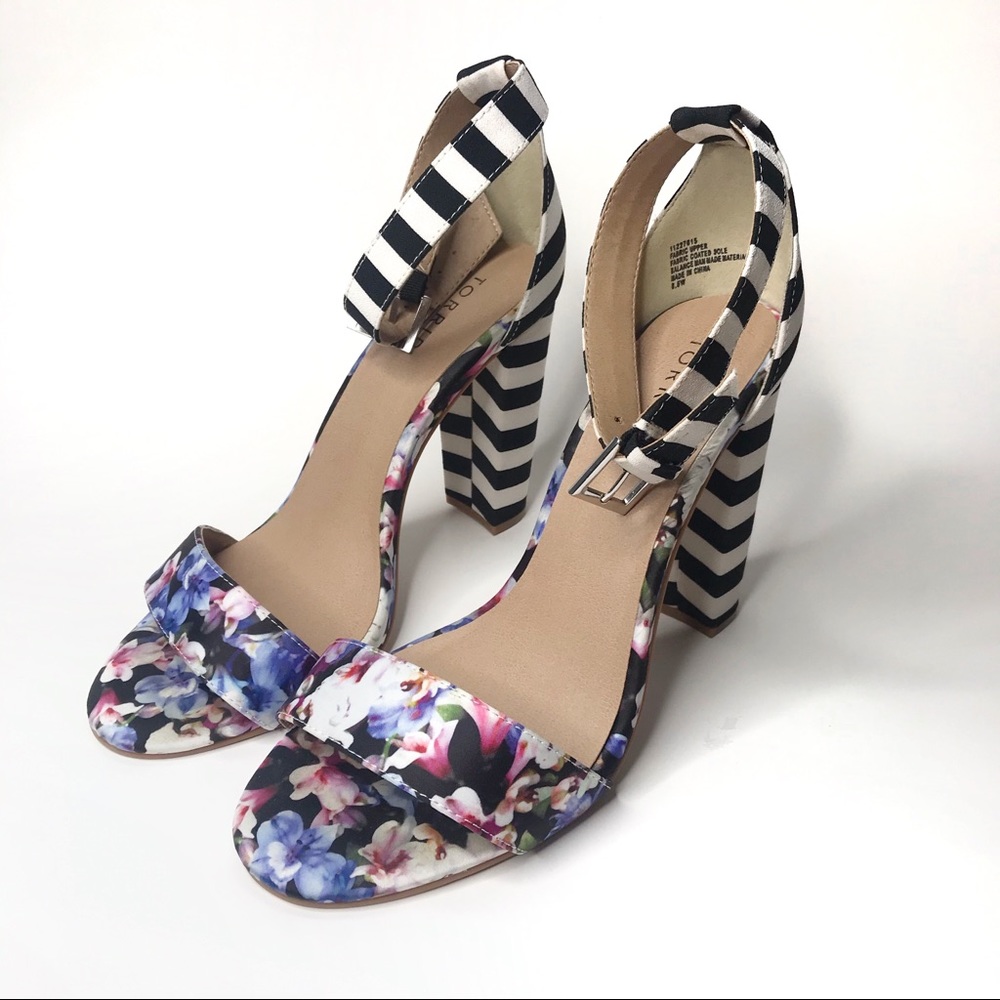 Torrid | 4H Two Strap Tapered Heel